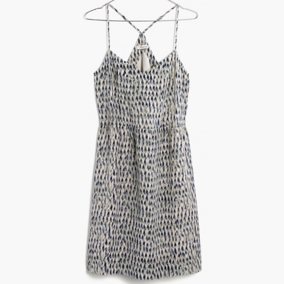 Madewell Silk Sunlight Cami Dress Painted Feathers - Picture 4 of 8